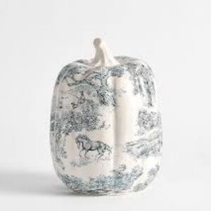 Pottery Barn Brandon Maxwell Groveland Ceramic Large Pumpkin. BNIB BEAUTIFUL!